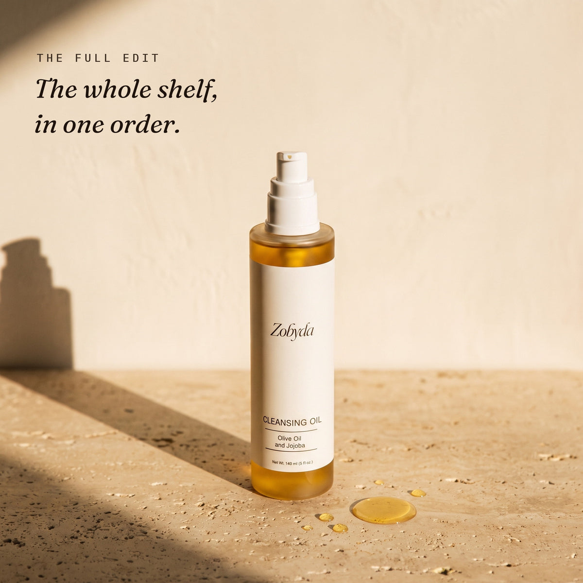 Zobyda Cleansing Oil from The Full Edit: the whole shelf, in one order