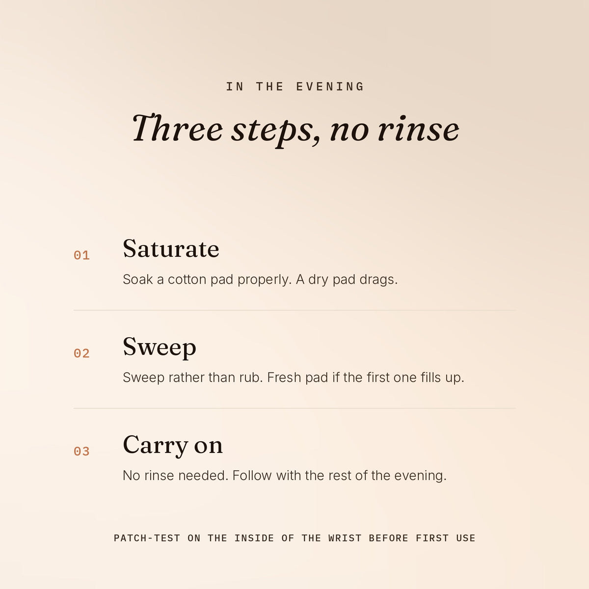 How to use Zobyda Makeup Remover Solution in three steps with no rinsing